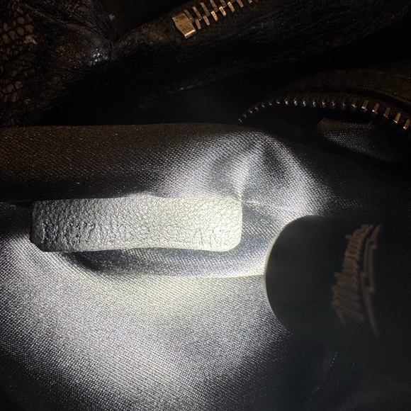 Valentino Garavani Black/Beige Lace Nuage Bow Medium Hobo Tote NWT RARE FIND - Picture 16 of 16